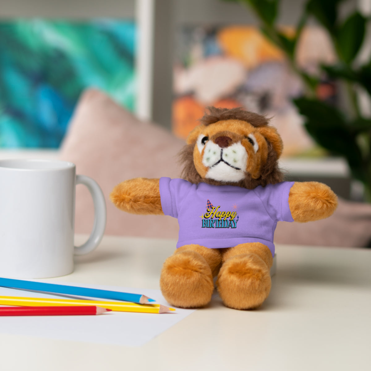 Happy Birthday -  Stuffed Animals with Tee