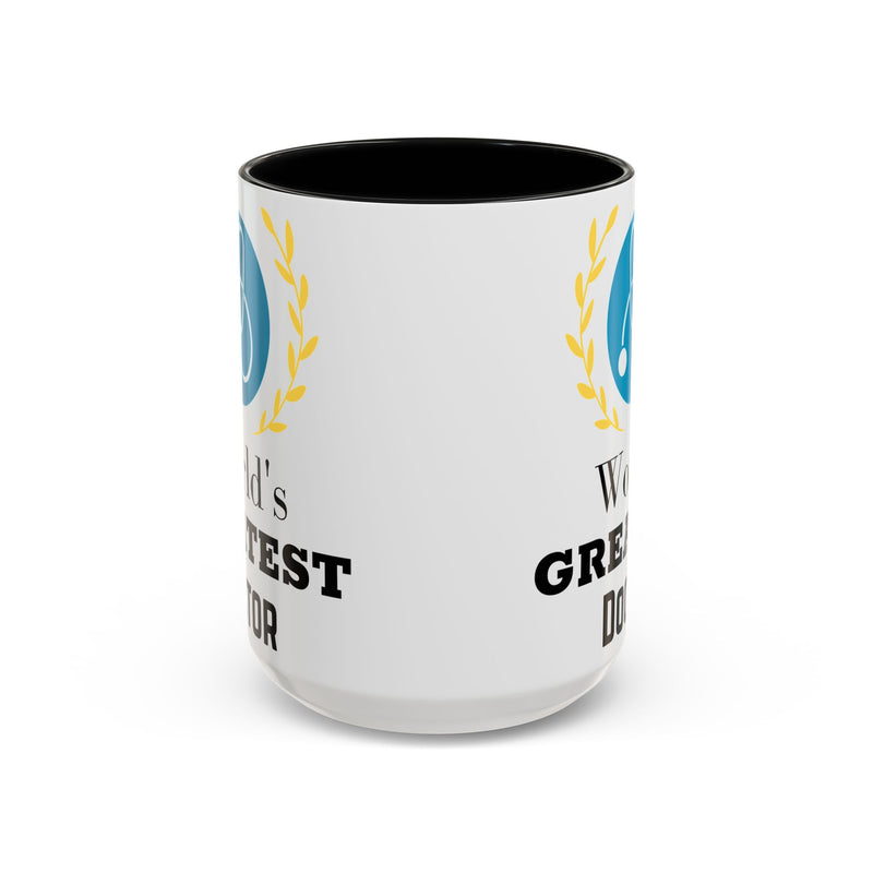 World's Greatest Doctor Accent Coffee Mug - Doctor Gift