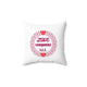 "Love Conquers All" Spun Polyester Square Pillow