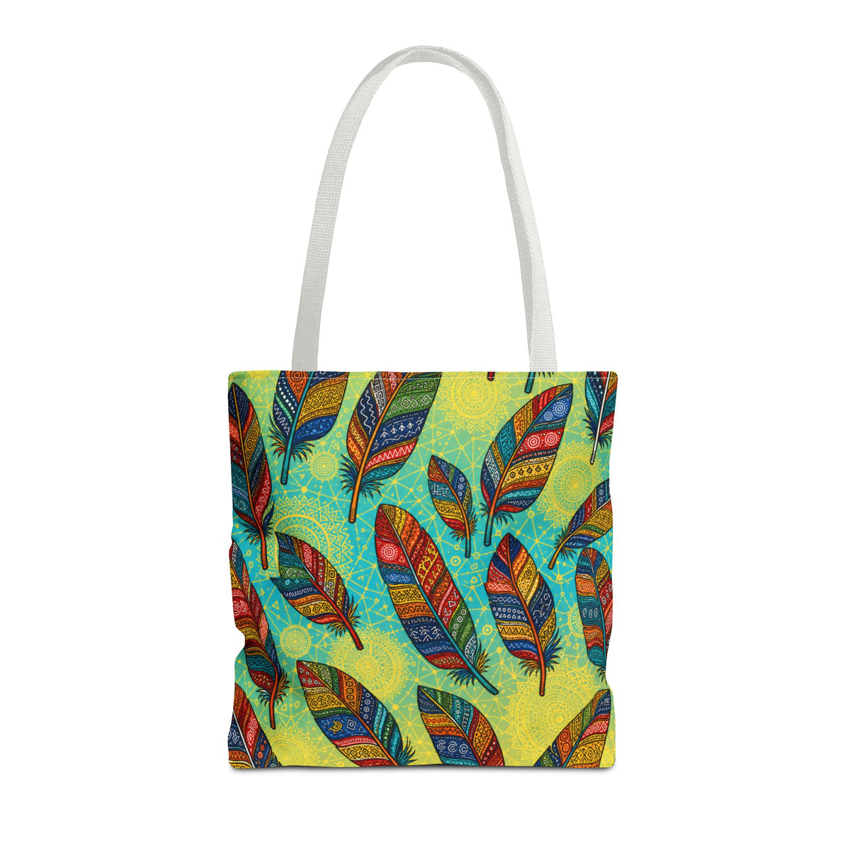 Boho Feathers Tote Bag (AOP)