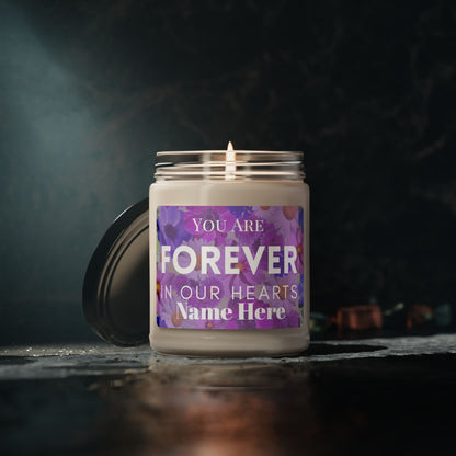 Sympathy "You Are Forever in Our Hearts" Scented Soy Candle, 9oz