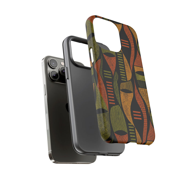 Geometric African-Inspired Tough Phone Case