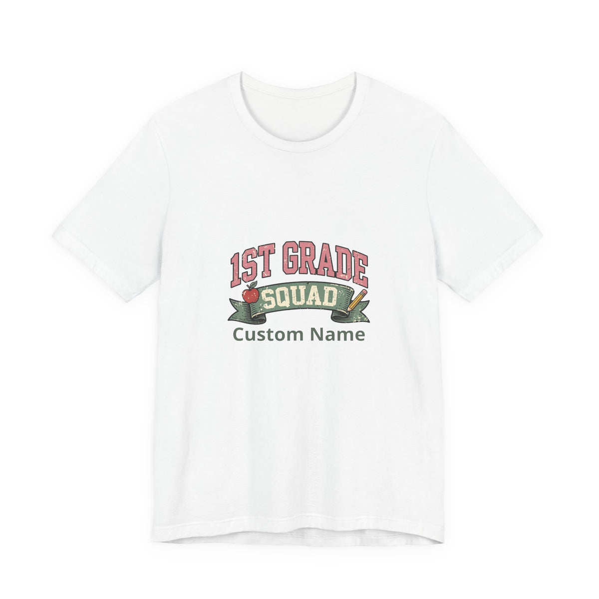 Personalized 1st Grade Squad T-Shirt | Custom Name Teacher Gift