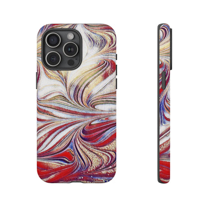 Abstract Acrylic Swirl Tough Cases