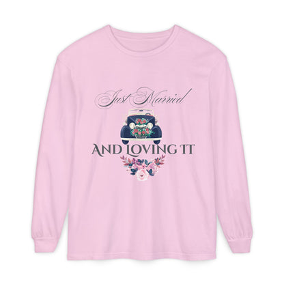 Just Married and Loving It - Wedding Long Sleeve T-Shirt