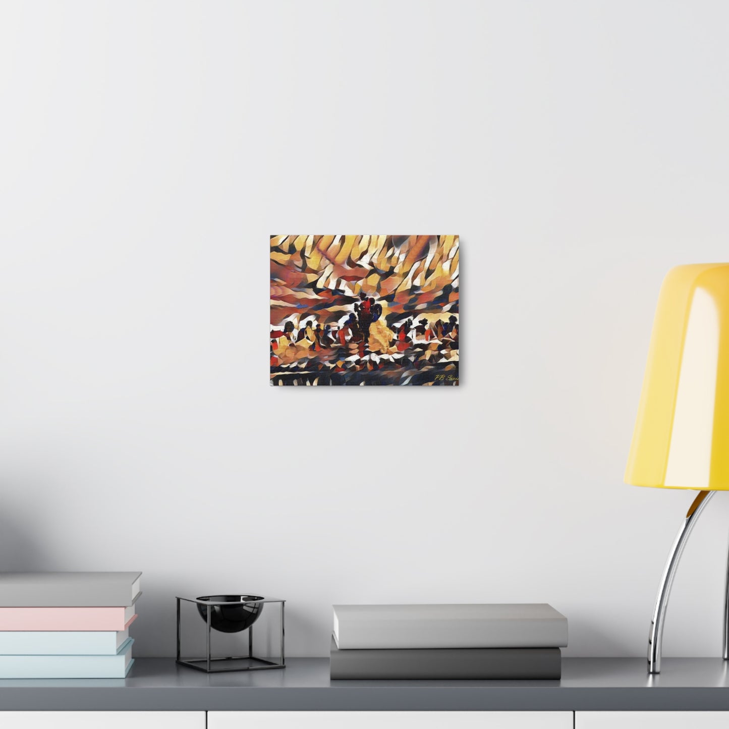 "Burnin' Rock Cafe" Canvas Gallery Wrap