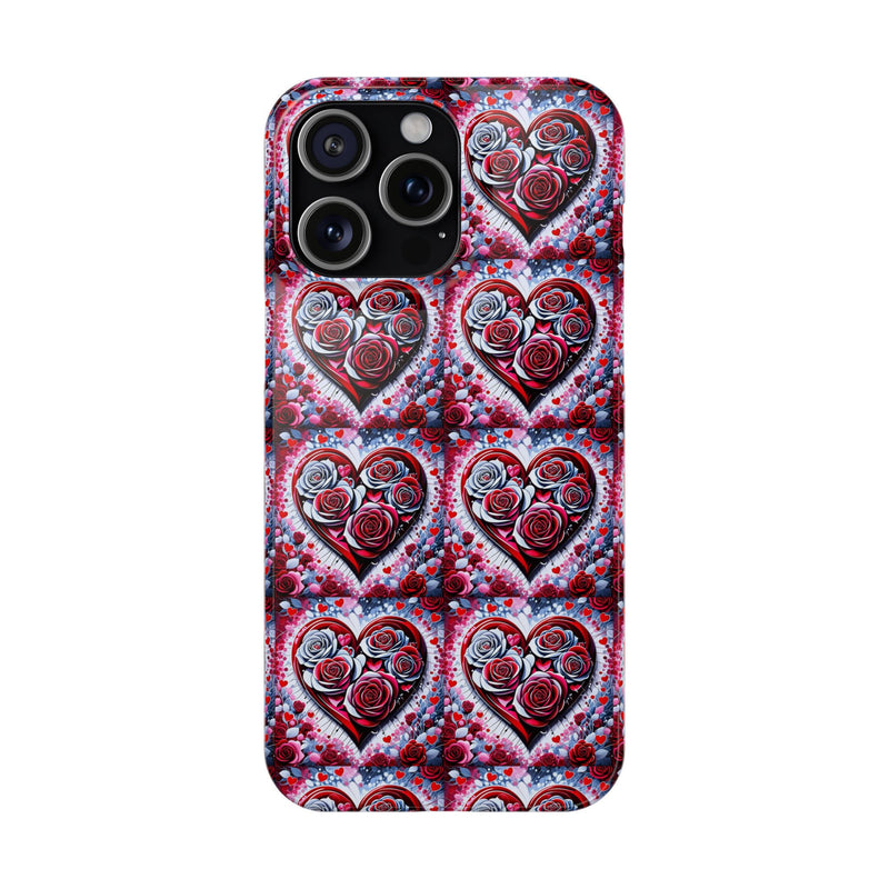 Rose Heart - Slim Phone Case