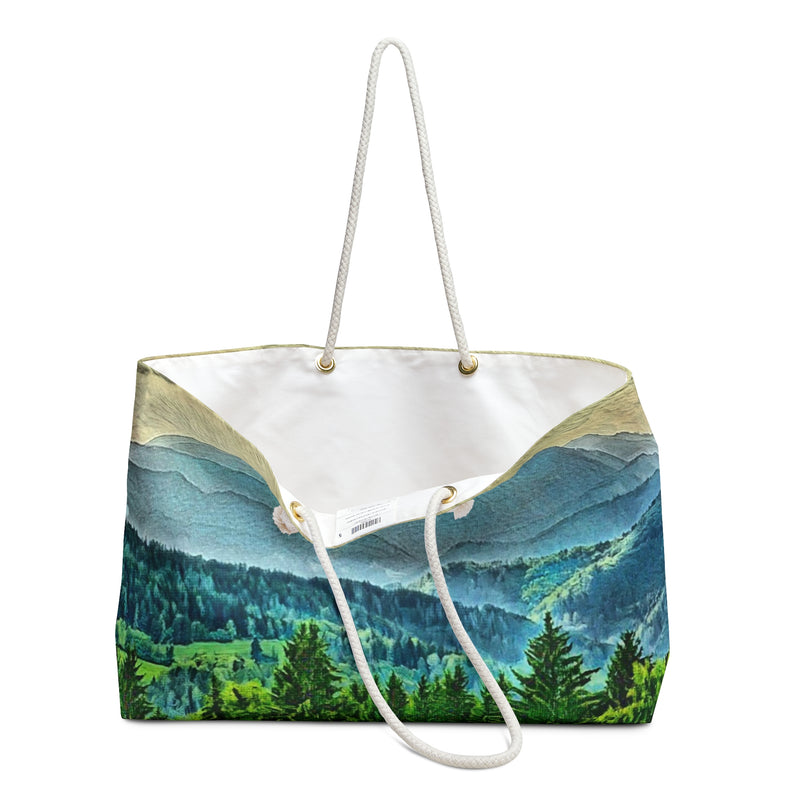 Forest Landscape Weekender Bag