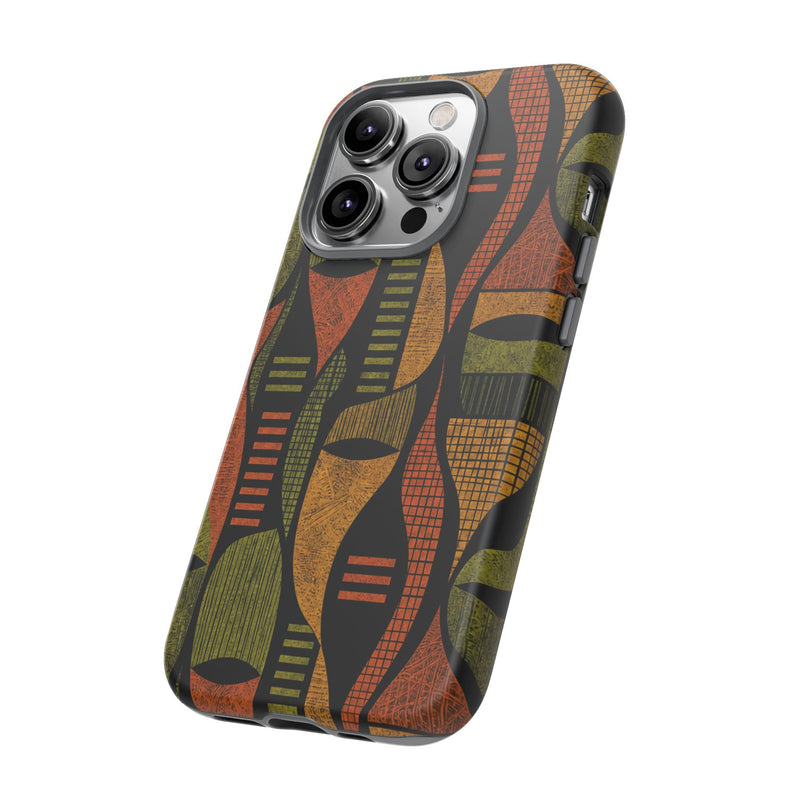 Geometric African-Inspired Tough Phone Case