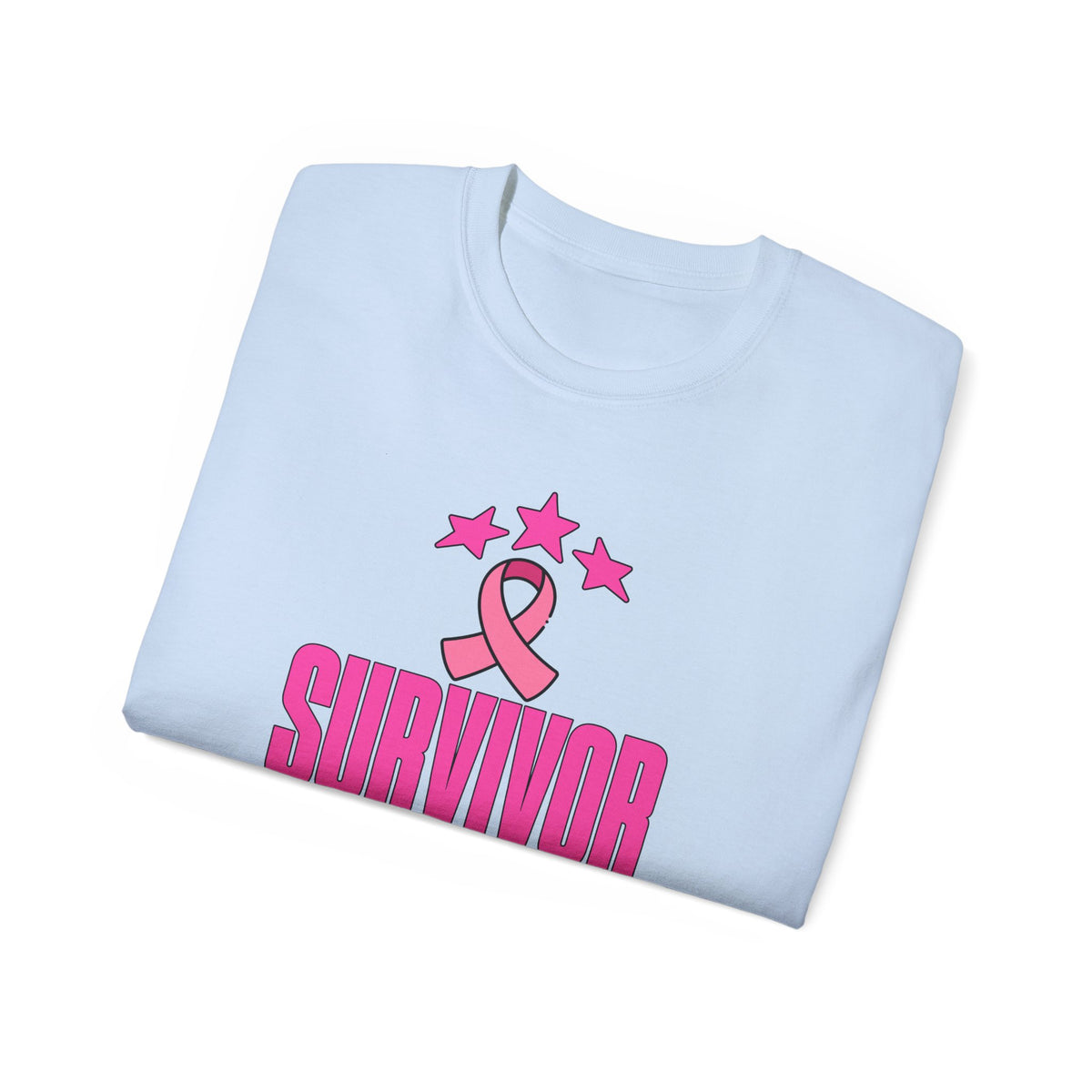 Survivor Mode: Always On -  Breast Cancer Survivor Ultra Cotton T-Shirt
