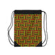 Kente Pattern Drawstring Bag