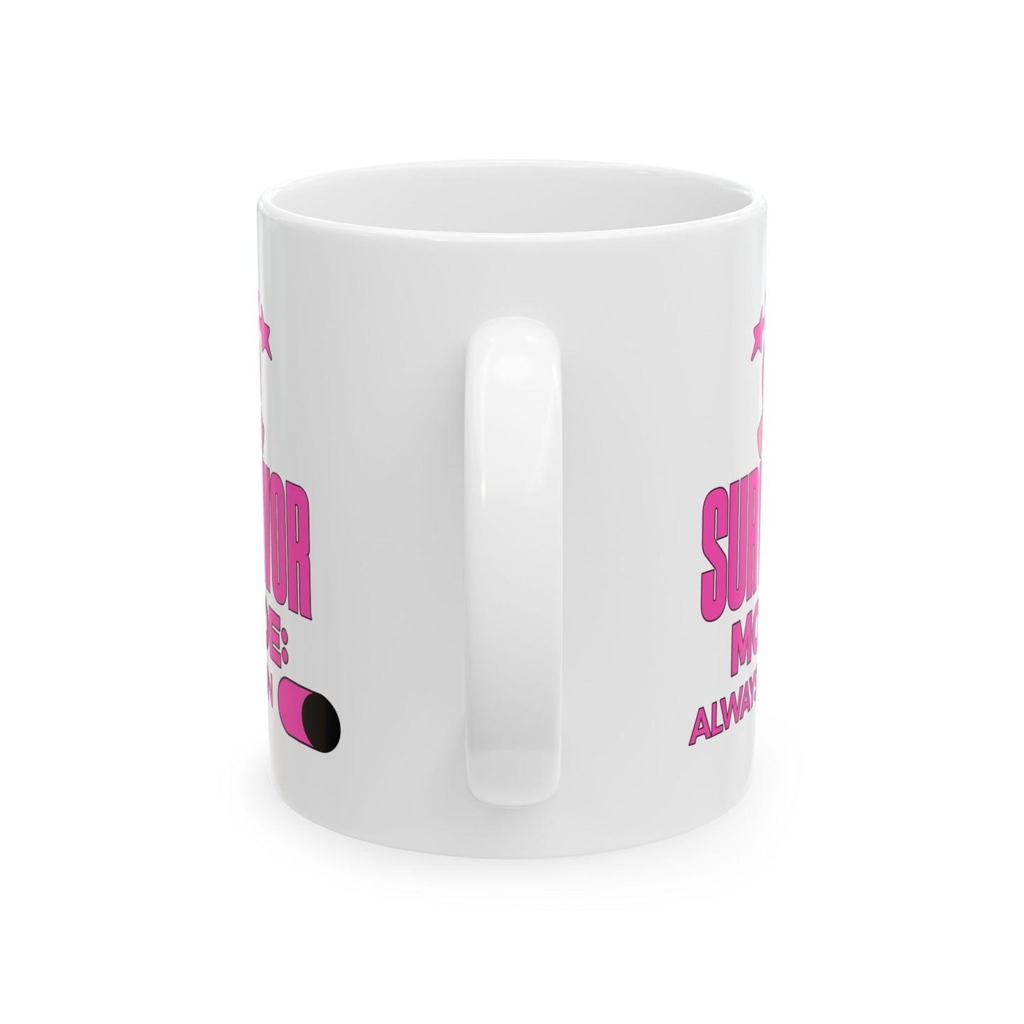 Survivor Mode: Always On - Breast Cancer Survivor Coffee Mug
