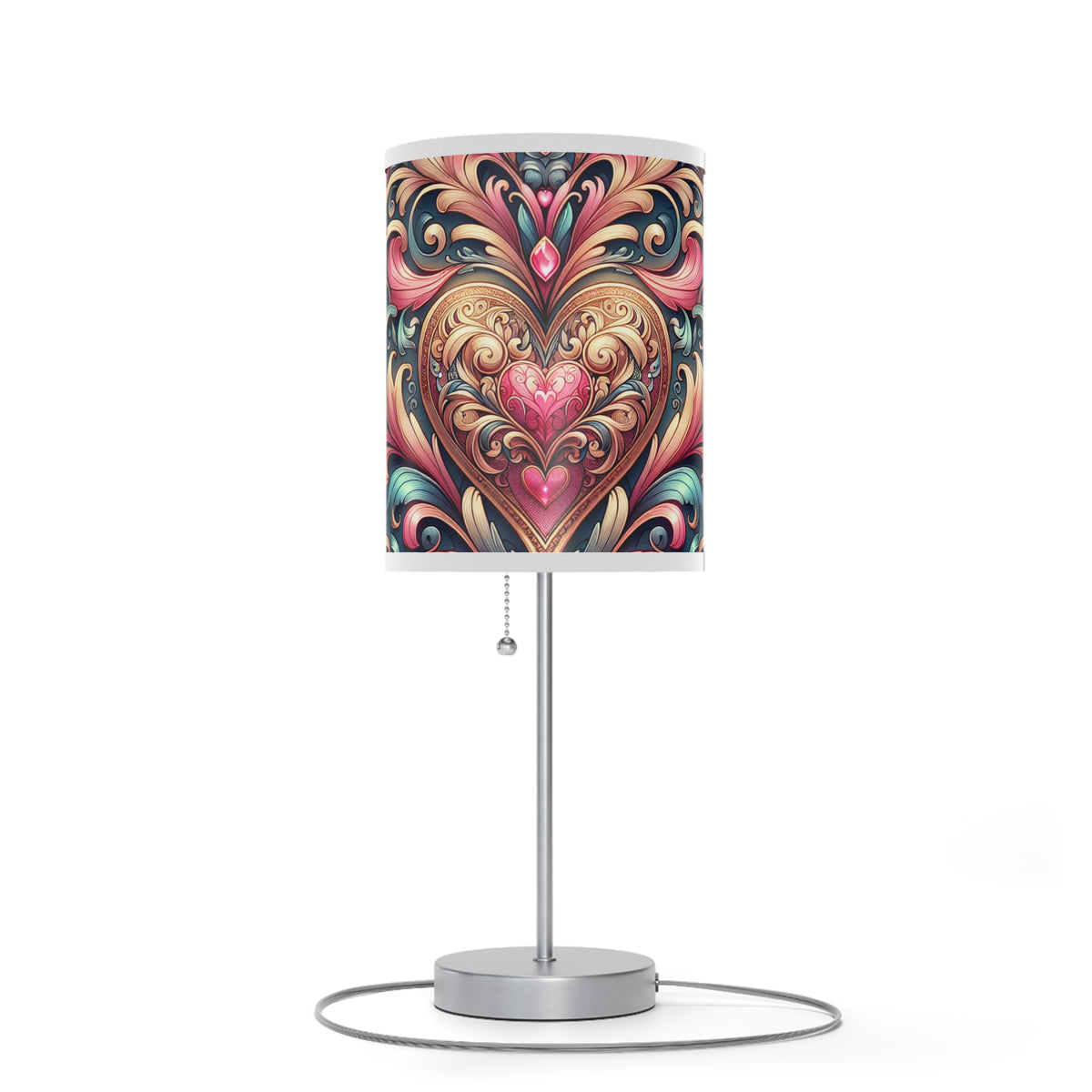 Elegant Heart Lamp on a Stand, US|CA plug