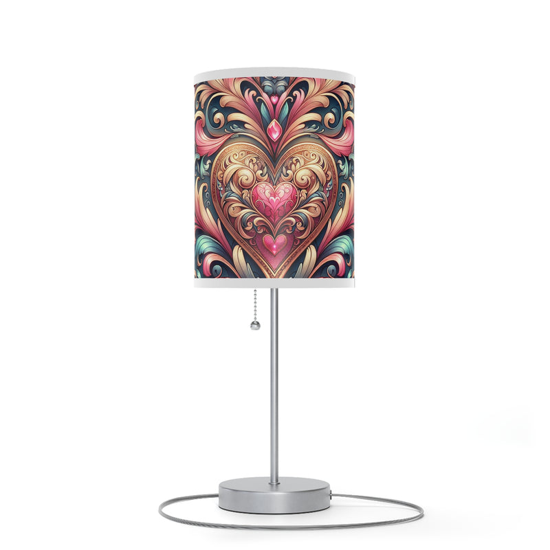 Elegant Heart Lamp on a Stand, US|CA plug