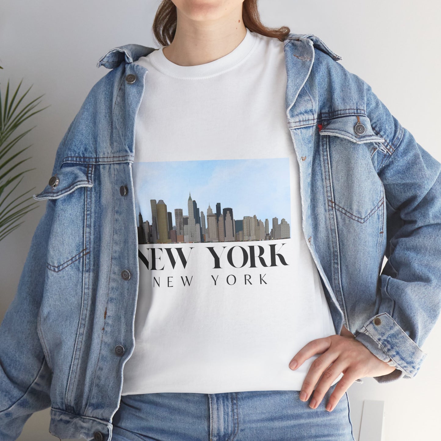 New York Unisex Heavy Cotton Tee