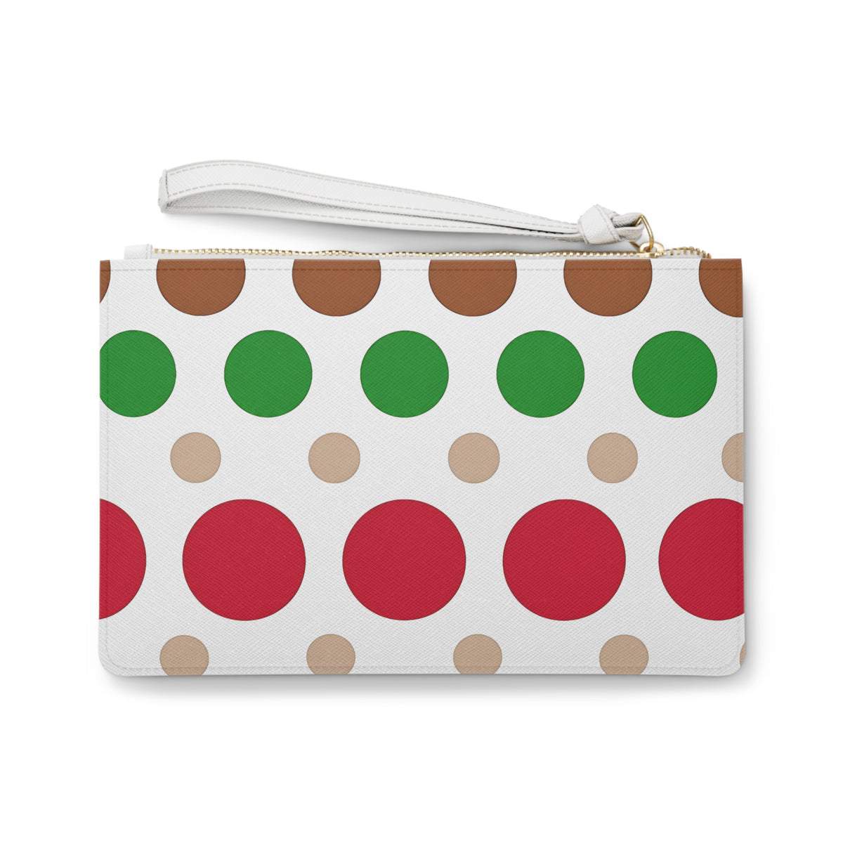 Colorful Polka Dot Clutch Bag