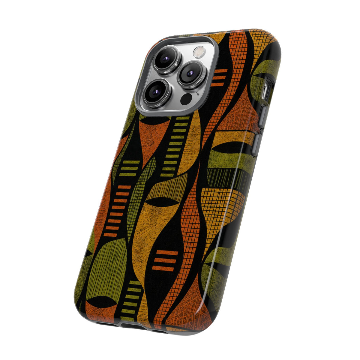 Geometric African-Inspired Tough Phone Case