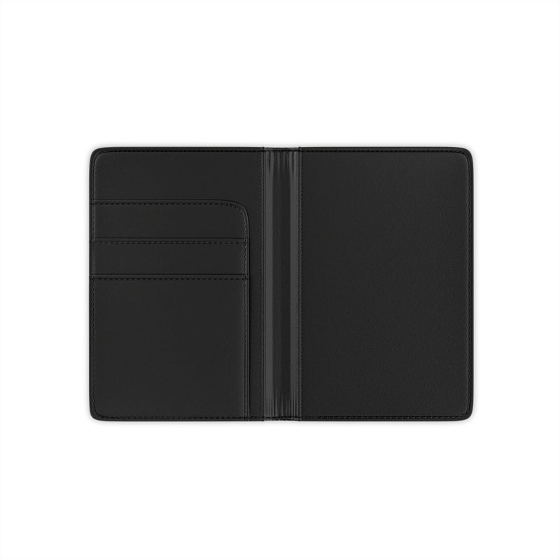 Blue World Map Passport Cover