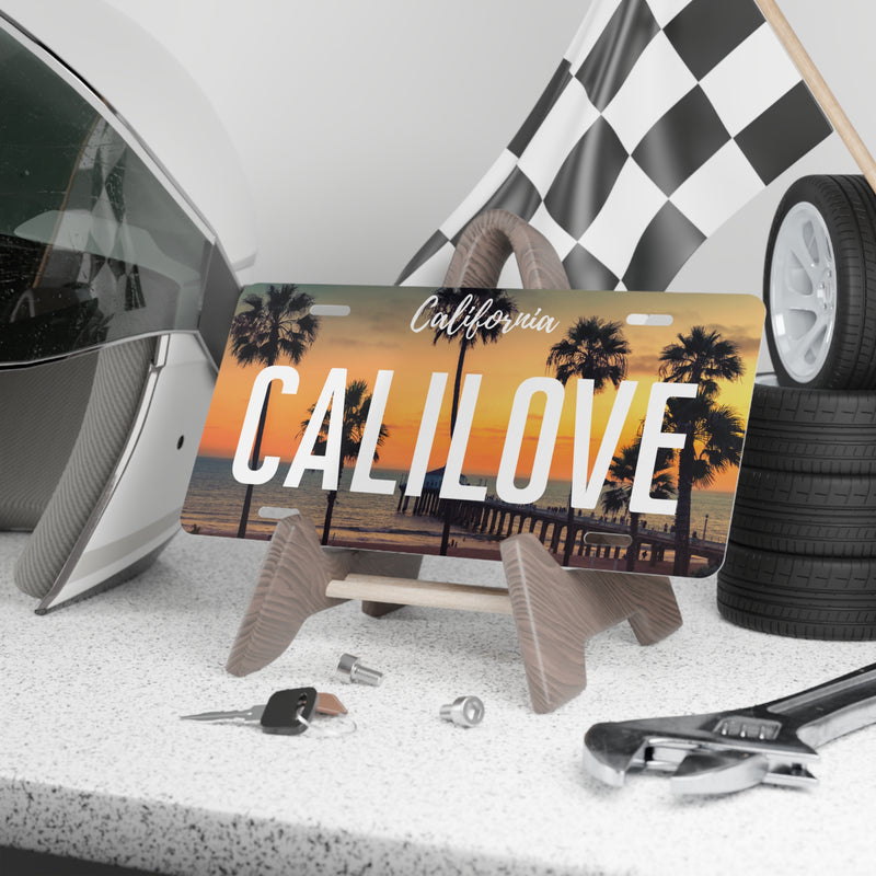 California "CALILOVE" Vanity License Plate