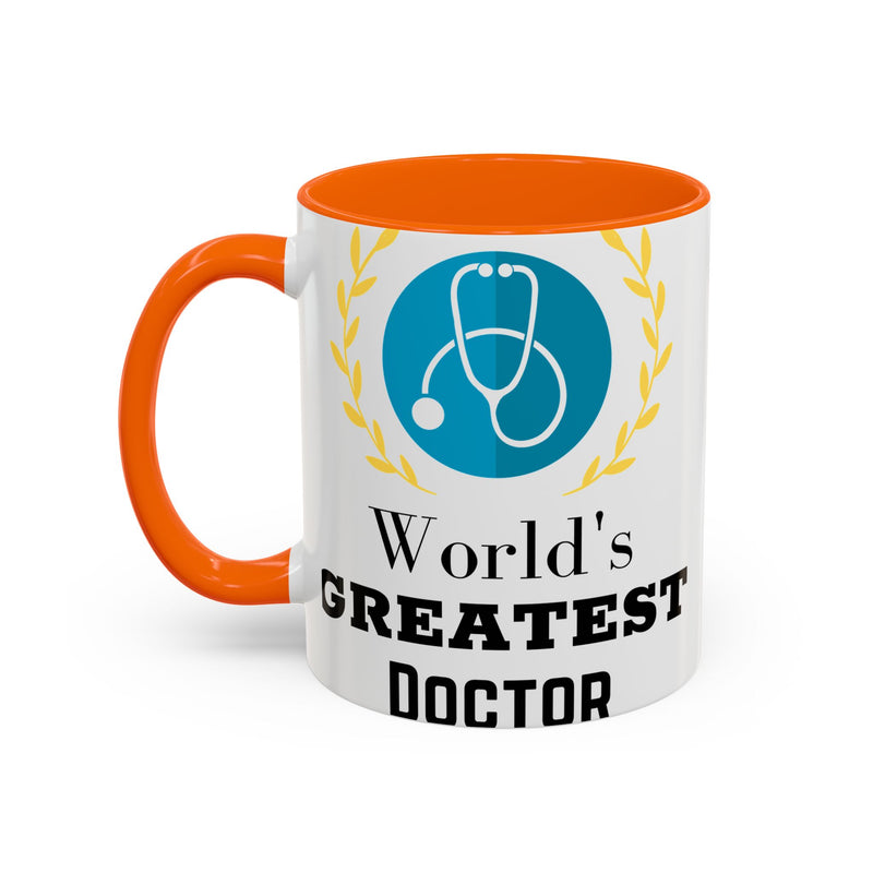 World's Greatest Doctor Accent Coffee Mug - Doctor Gift