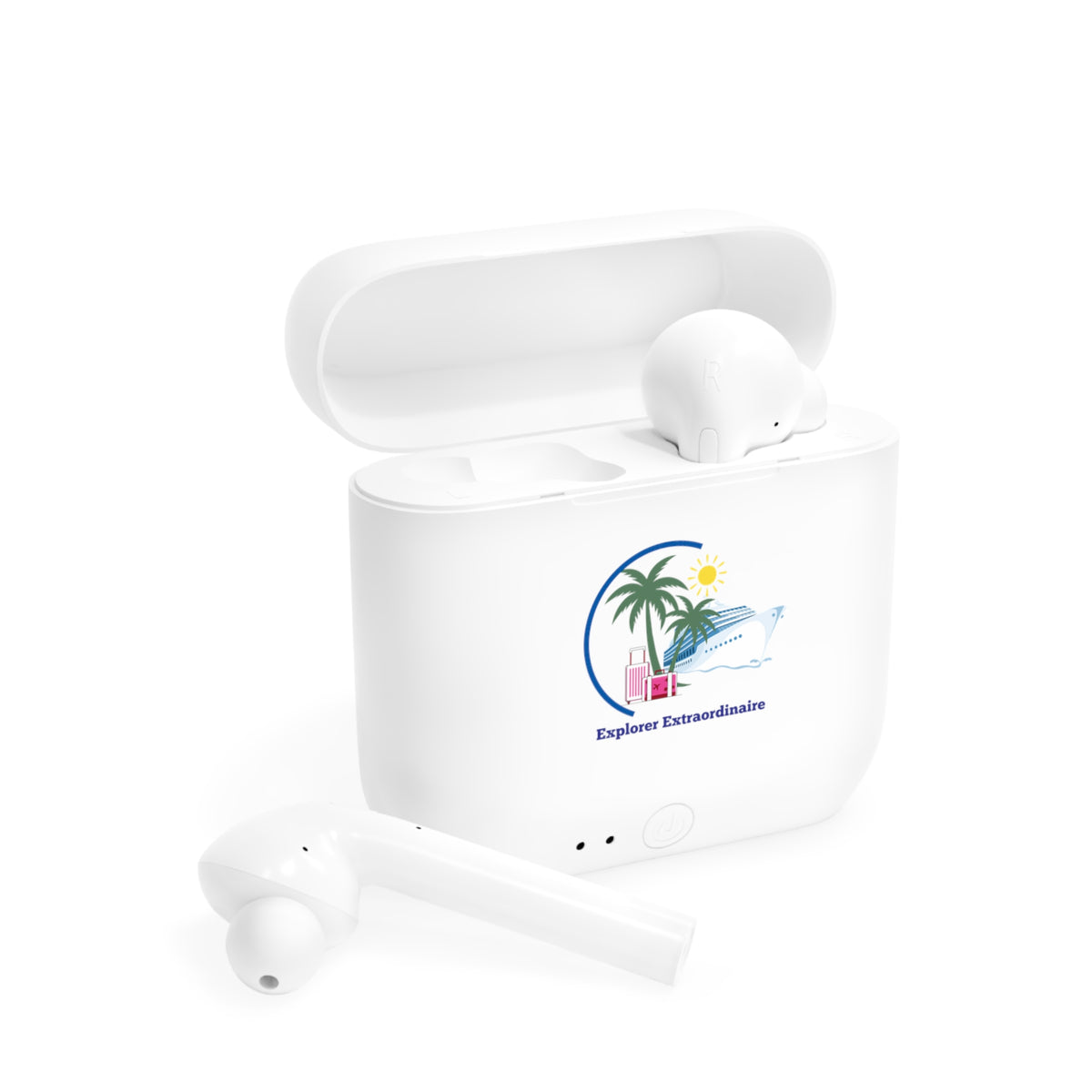 Explorer Extraordinaire Wireless Earbuds - Red Luggage Design
