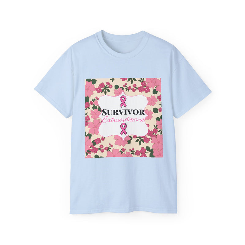 Survivor Extraordinaire -  Breast Cancer Survivor Ultra Cotton T-Shirt