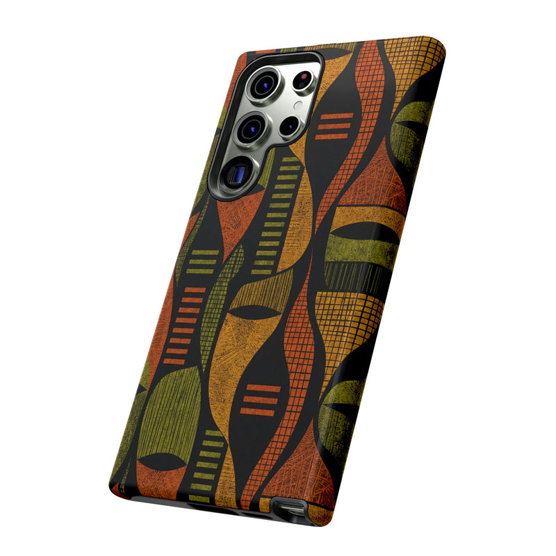 Geometric African-Inspired Tough Phone Case