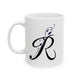 Letter "R" Decorative Monogram Design Coffee Mug