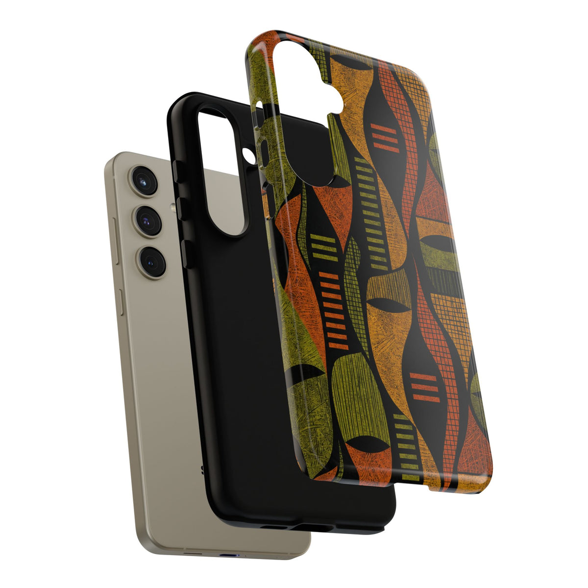 Geometric African-Inspired Tough Phone Case