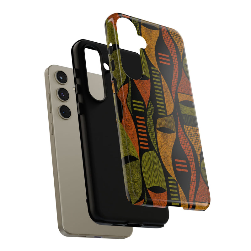 Geometric African-Inspired Tough Phone Case