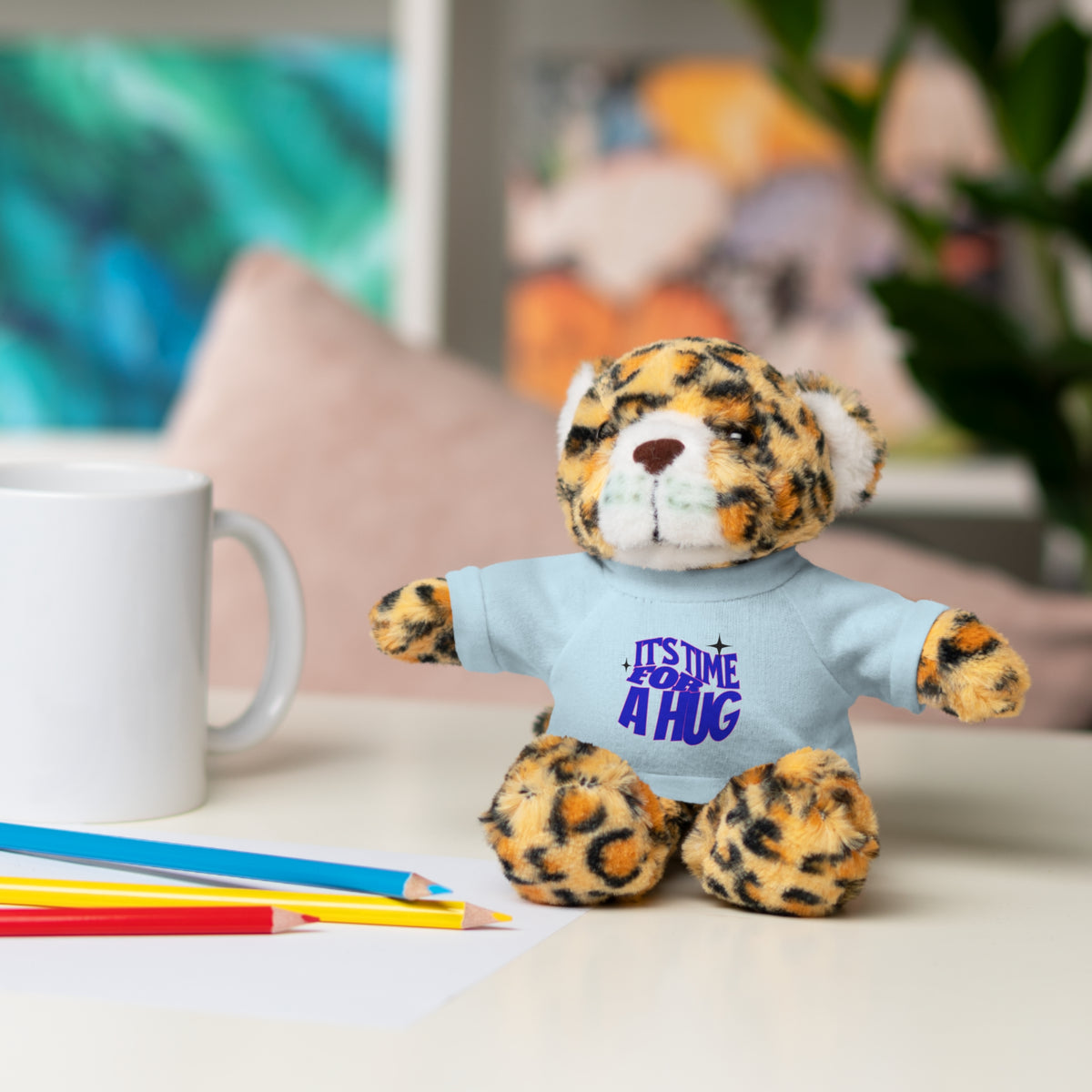 It's Time For A Hug - Sympathy Stuffed Animals with Tee