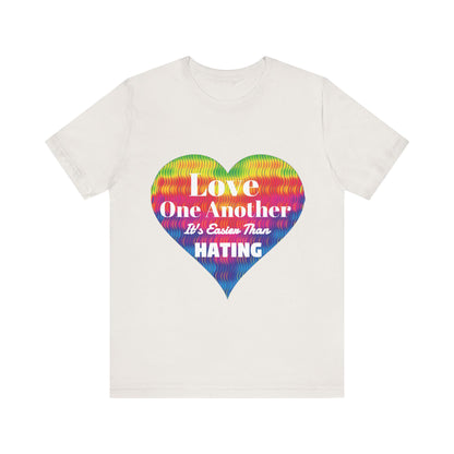 "Love Each Other..." Unisex Jersey Short Sleeve Tee