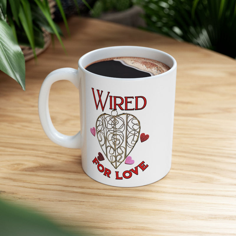 Wired for Love Coffee Mug