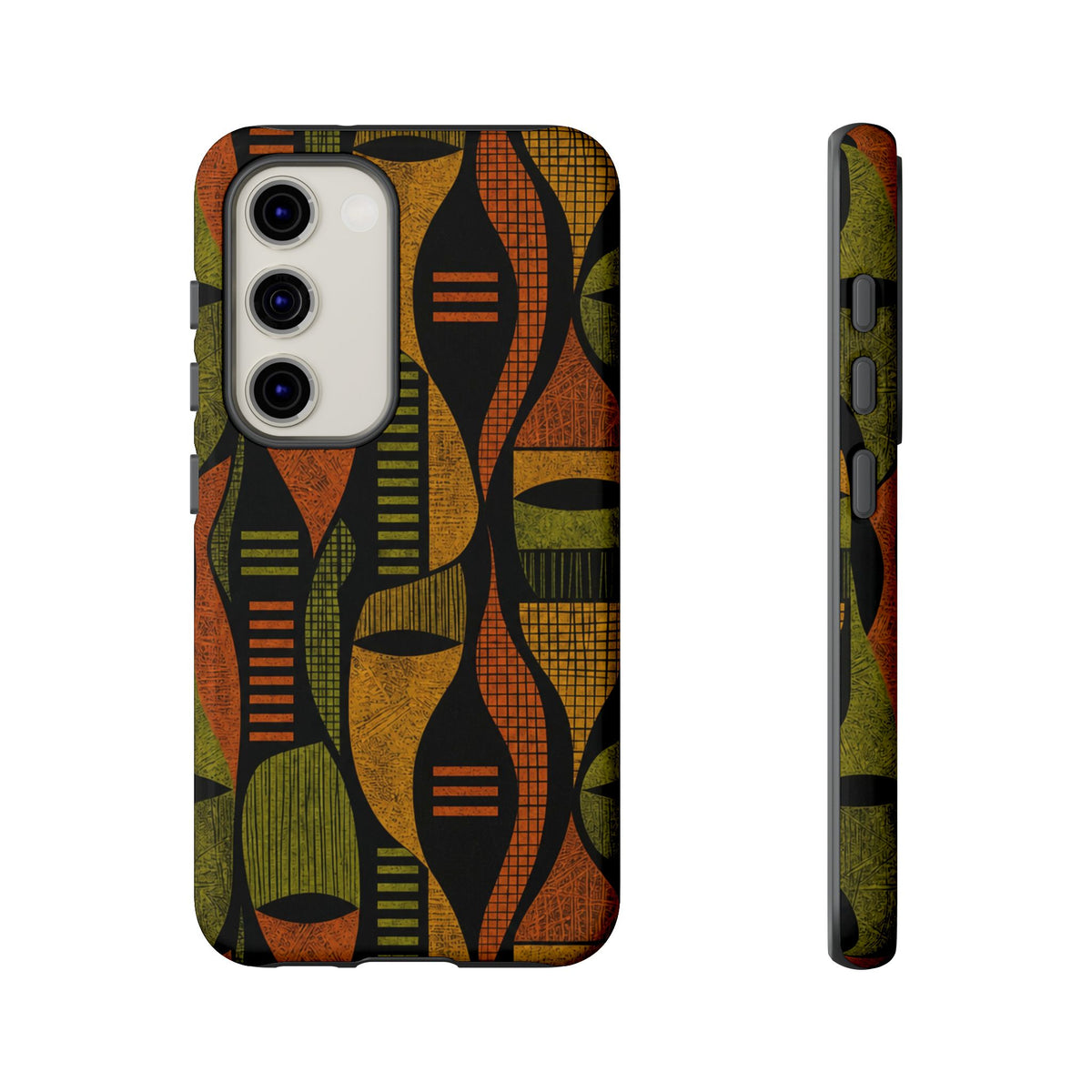 Geometric African-Inspired Tough Phone Case
