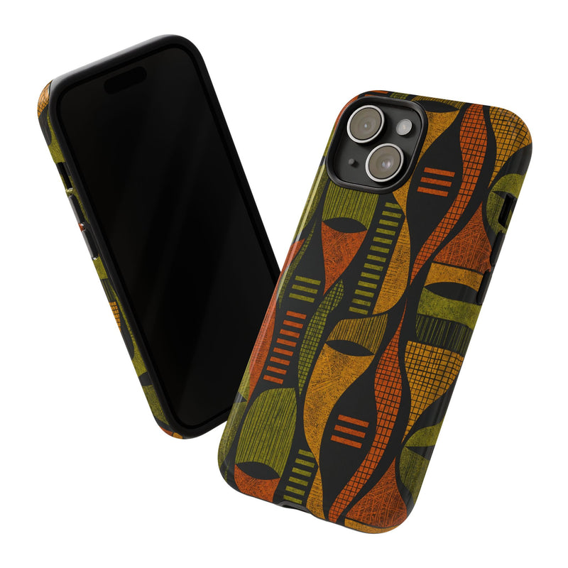 Geometric African-Inspired Tough Phone Case