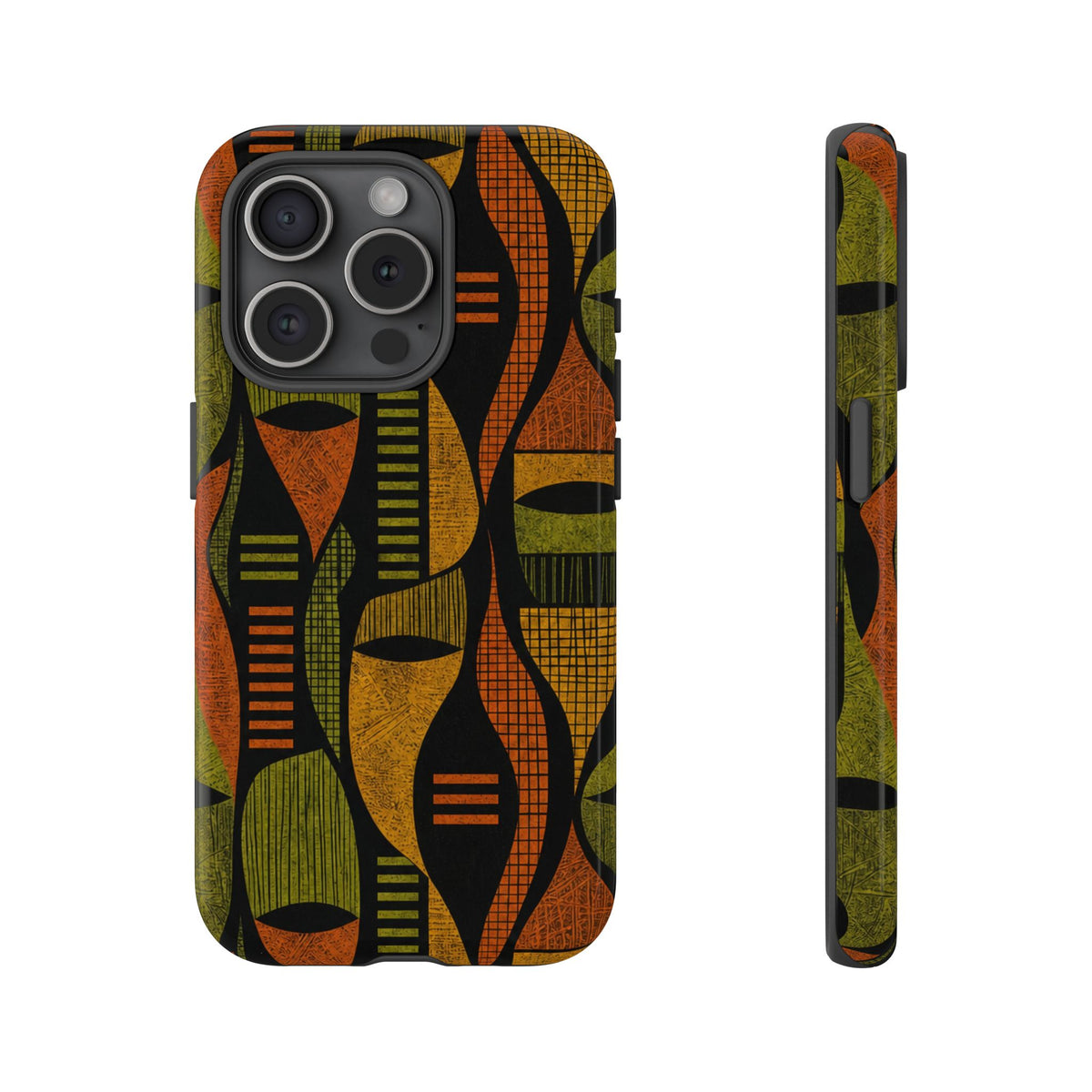 Geometric African-Inspired Tough Phone Case