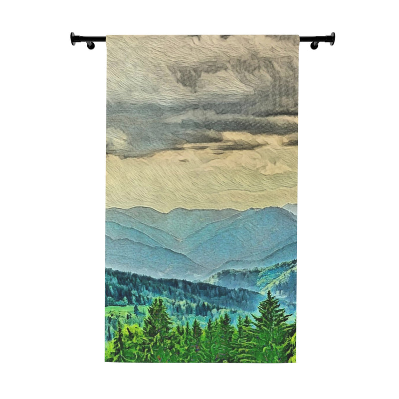 Forest Landscape Window Curtains (1 Piece)