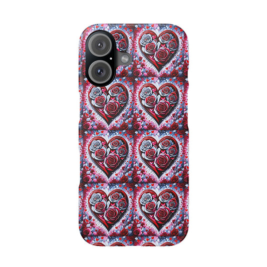 Rose Heart - Slim Phone Case