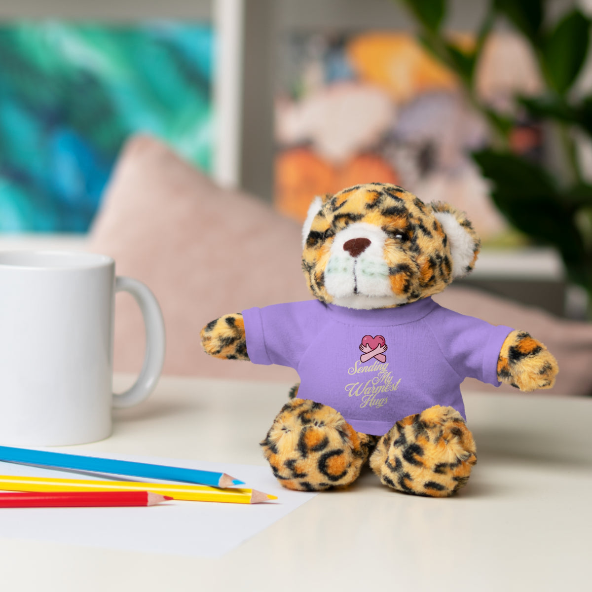 Sending My Warmest Hugs - Sympathy Stuffed Animals with Tee