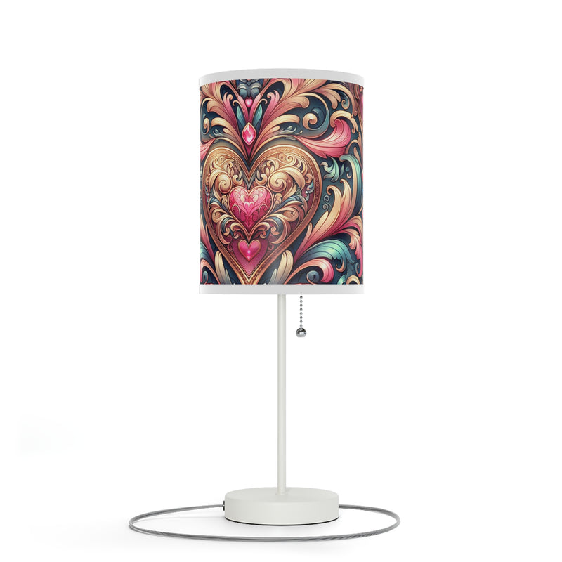 Elegant Heart Lamp on a Stand, US|CA plug