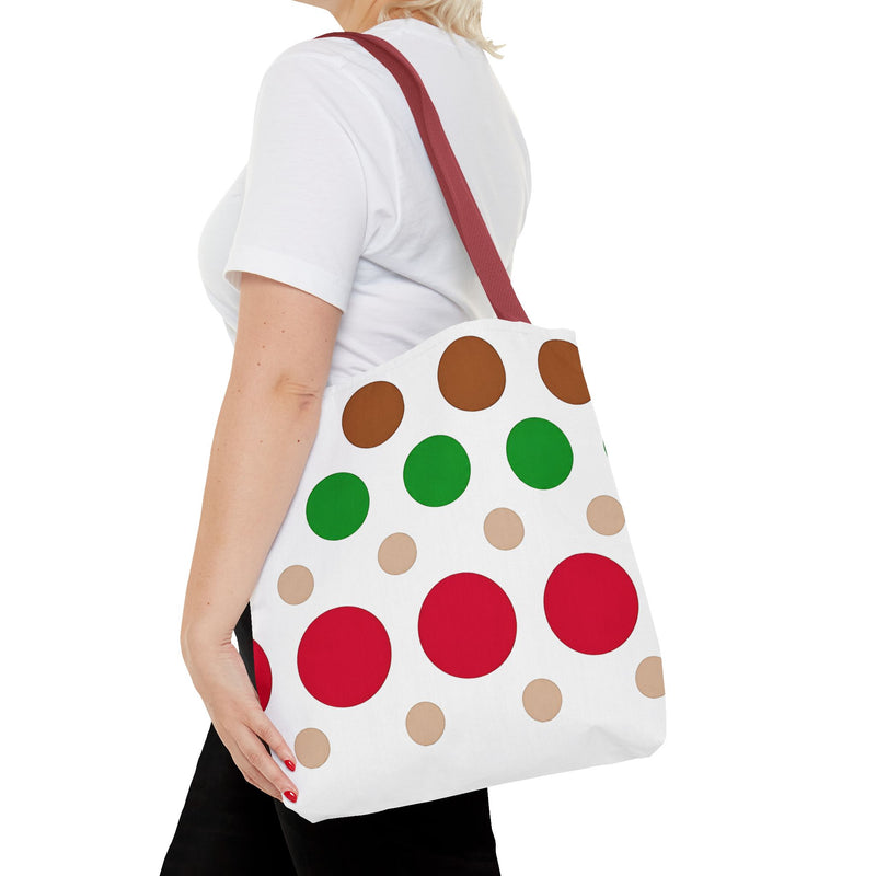 Colorful Polka Dot Tote Bag