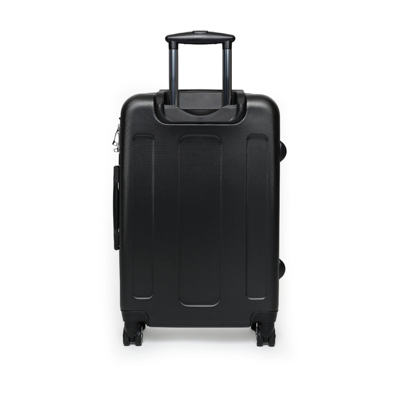 Blue World Map Suitcase