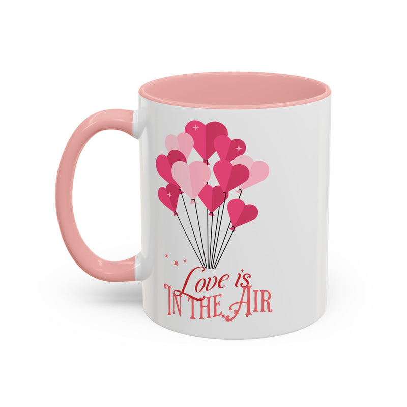 Love is In the Air - Romantic Accent Coffee Mug (11, 15oz)
