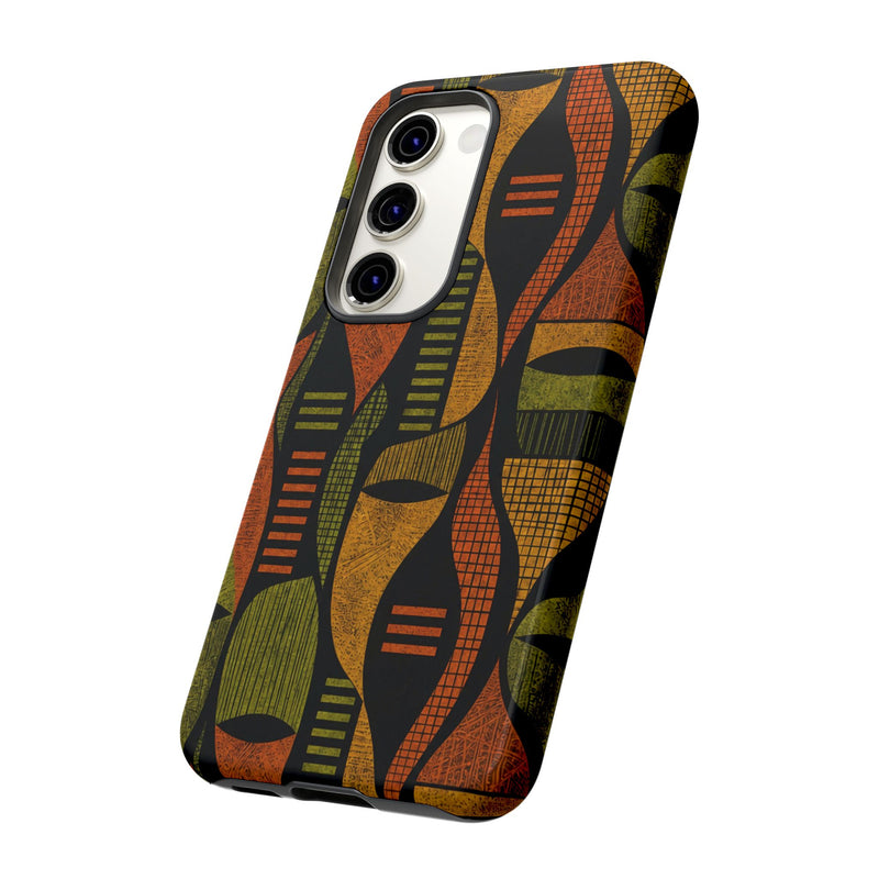 Geometric African-Inspired Tough Phone Case