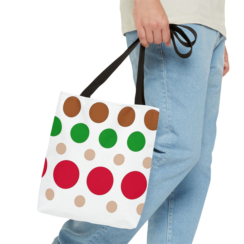 Colorful Polka Dot Tote Bag