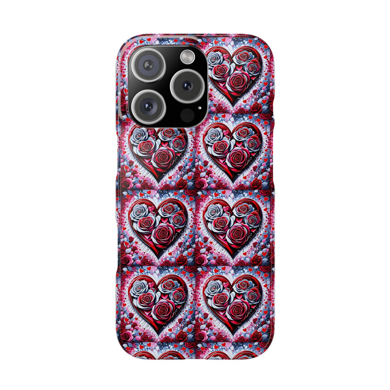Rose Heart - Slim Phone Case