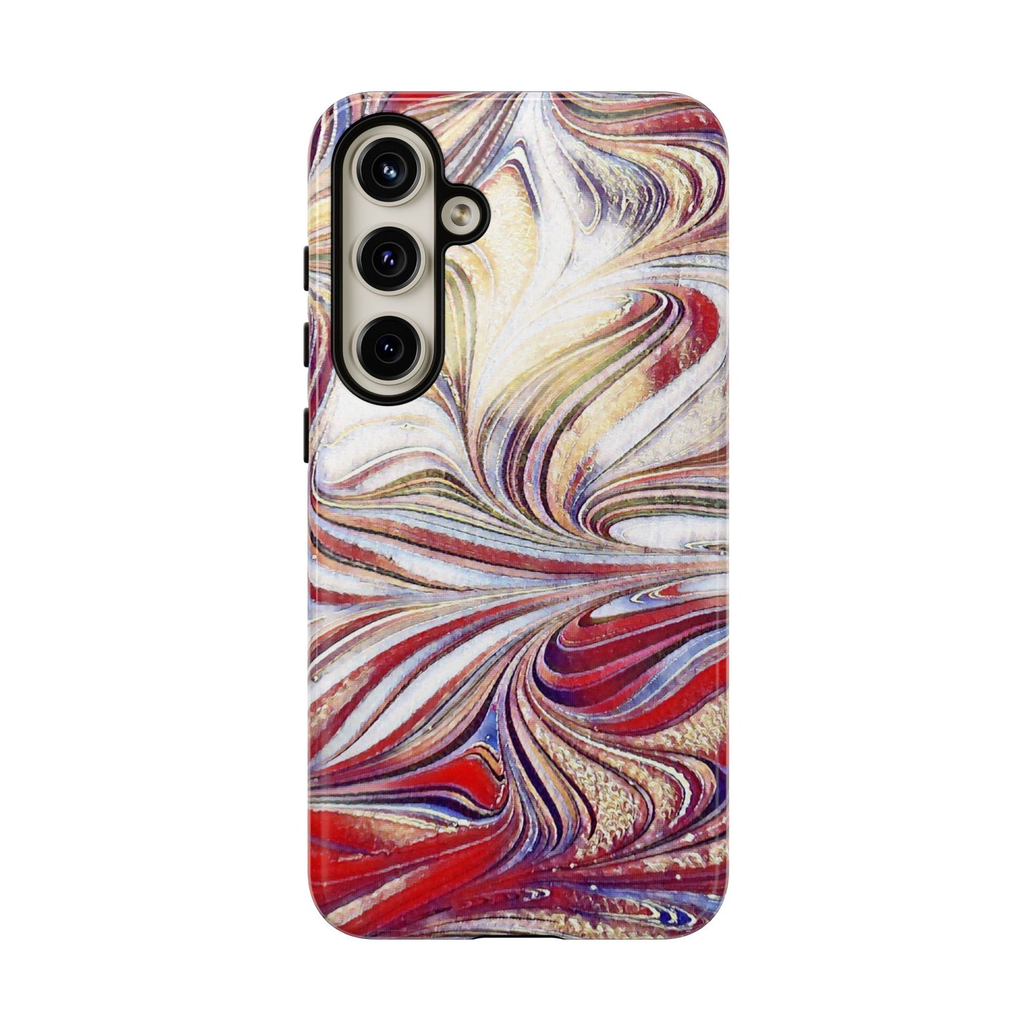 Abstract Acrylic Swirl Tough Cases