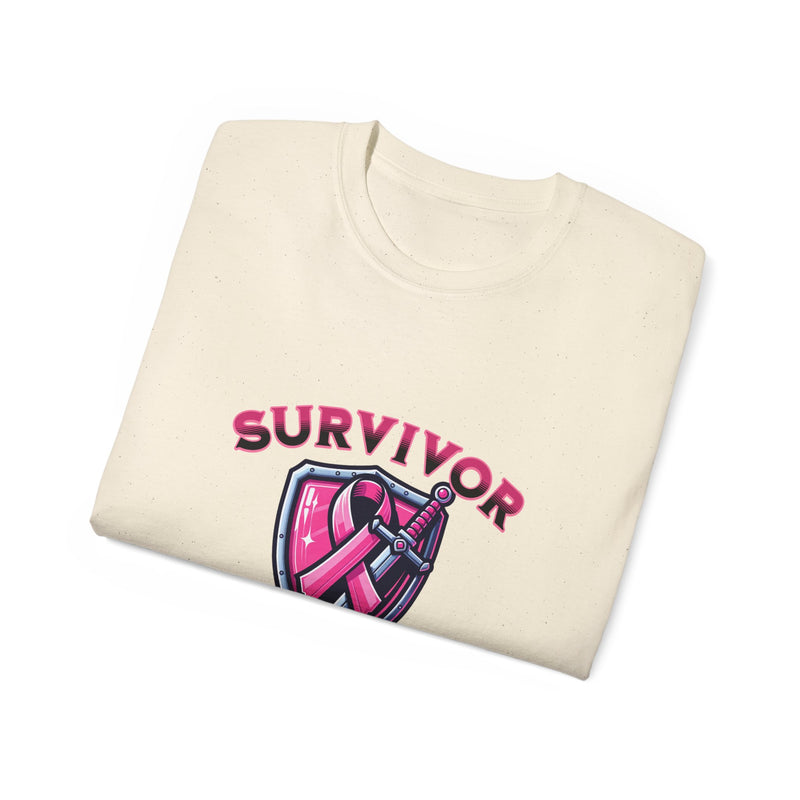 Survivor Warrior - Breast Cancer Survivor Ultra Cotton T-Shirt