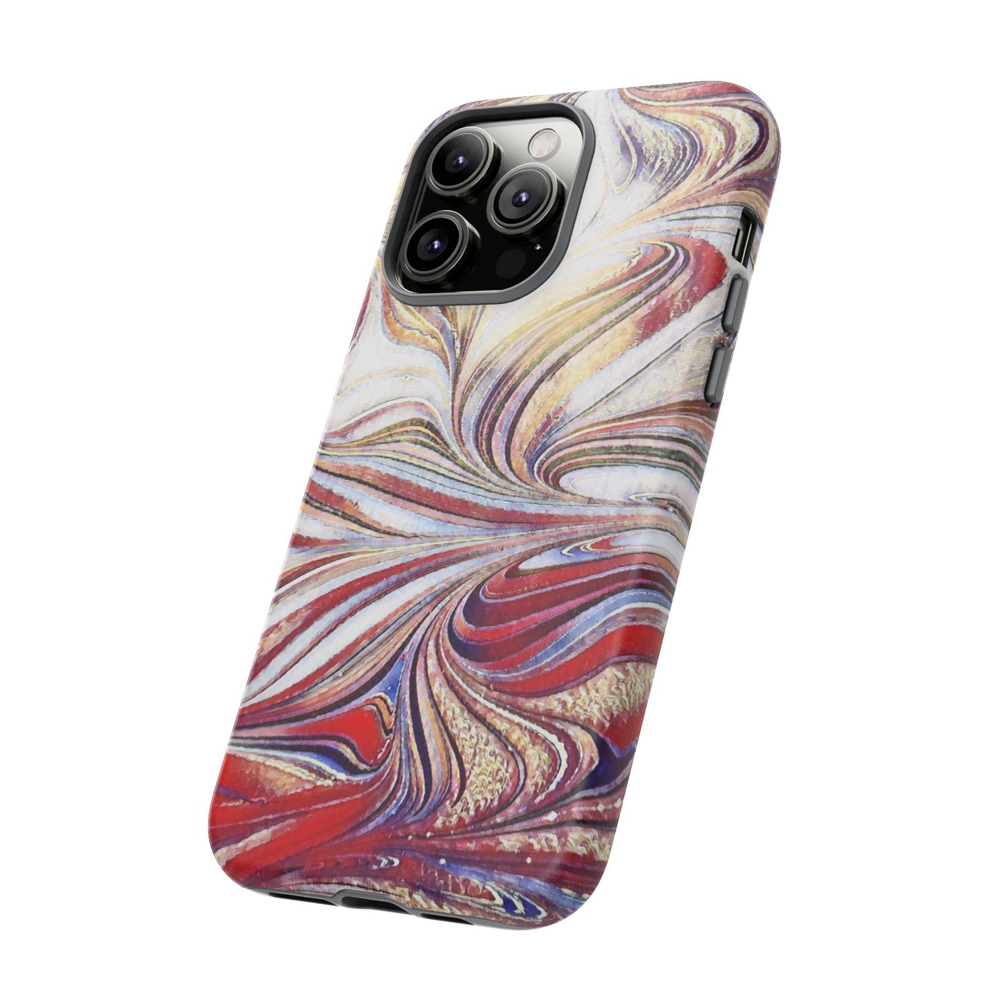 Abstract Acrylic Swirl Tough Cases