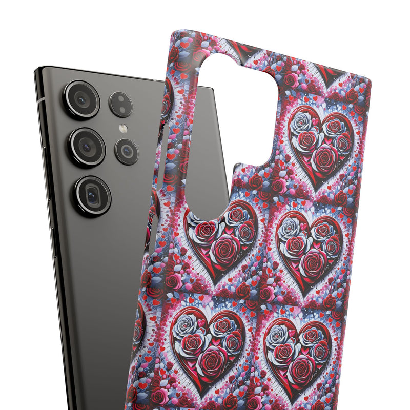Rose Heart - Slim Phone Case
